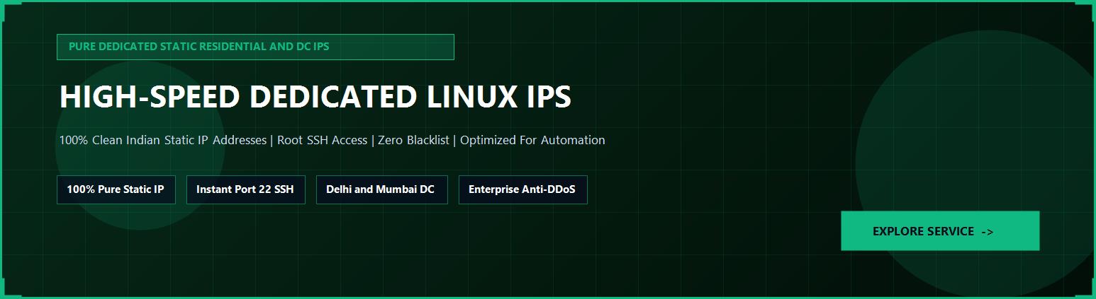 High-Speed Dedicated Linux IPs