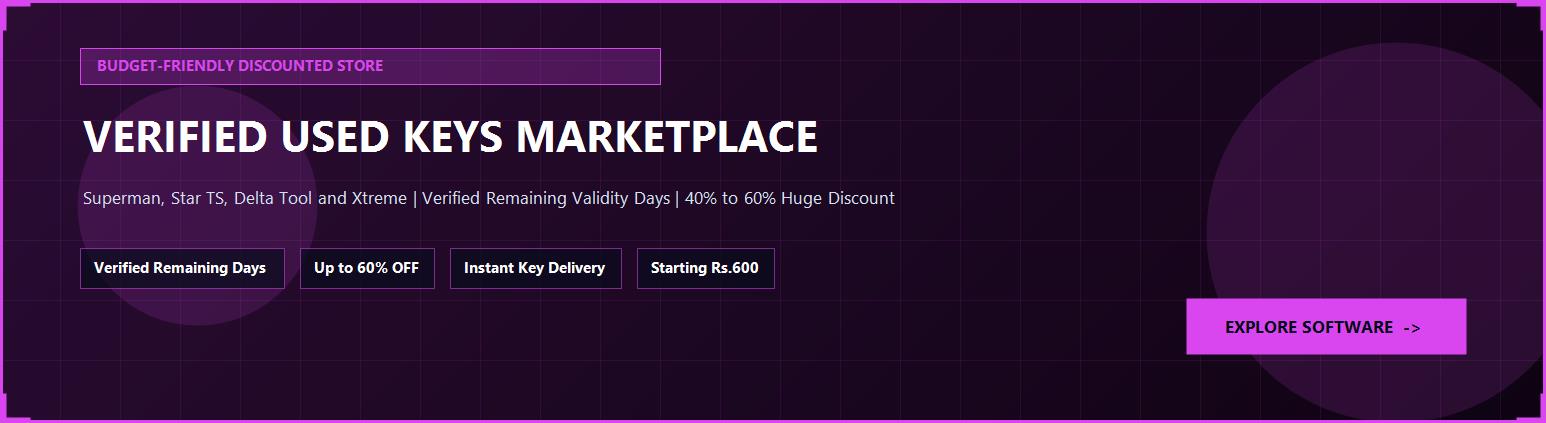 Verified Used Keys Marketplace